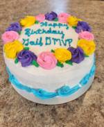 8" Triple Layer Vanilla Cake with Whipped Frosting_image