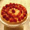 Strawberry Cream Tart w/ Spun Sugar