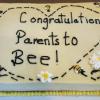 Bee sheet cake